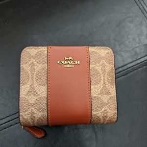 Coach Billfold Wallet in Colorblock Signature Canvas